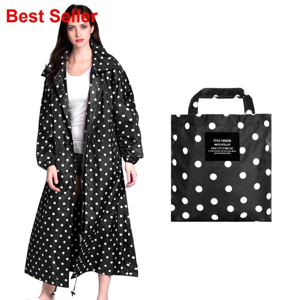 Waterproof Oxford Cloth Raincoat Lightweight Hooded Windbreaker